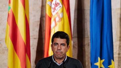 El presidente de la Generalitat valenciana, Carlos Mazón, el 4 de noviembre.