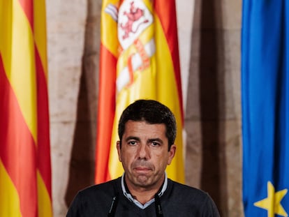 El presidente de la Generalitat valenciana, Carlos Mazón, el 4 de noviembre.
