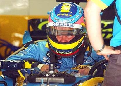 El compañero de Alonso, Jacques Villeneuve, no tuvo un buen regreso y quedó decimoquinto.