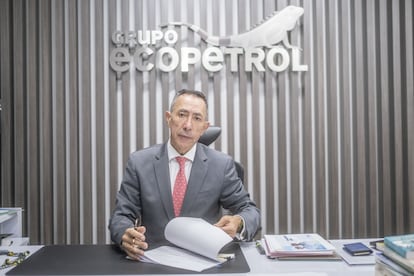 Ricardo Roa durante una entrevista en la sede principal de Ecopetrol, en mayo de 2024, en Bogotá (Colombia).