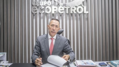 Ricardo Roa durante una entrevista en la sede principal de Ecopetrol, en mayo de 2024, en Bogotá (Colombia).