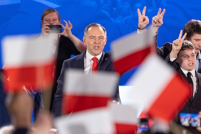 El nuevo presidente polaco, Karol Nawrocki, el 1 de junio en Varsovia.