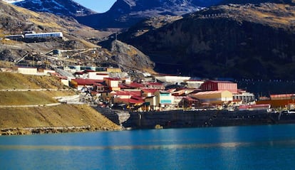 Mina de esta&ntilde;o San Rafael, propiedad del grupo Breca, en Puno (Per&uacute;)