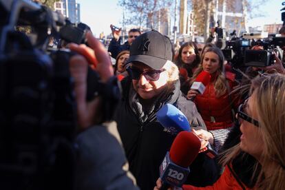 El productor musical Nacho Cano a su llegada, este lunes, a los juzgados de Plaza de Castilla en Madrid.