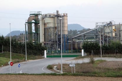 Planta de desimpacto de purines en L'Esquirol.