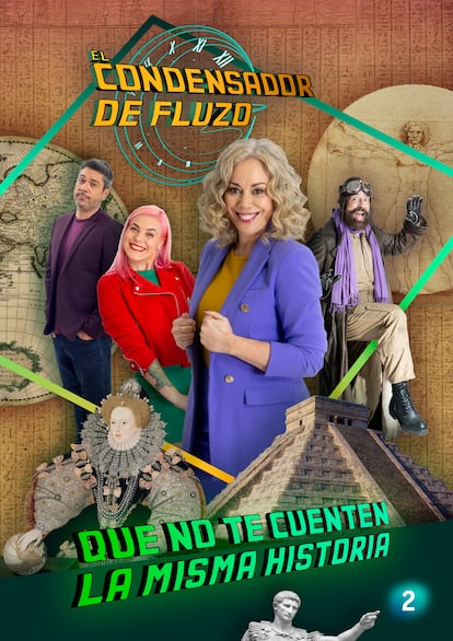 Cartel promocional del programa de divulgación histórica 'El condensador de fluzo'.