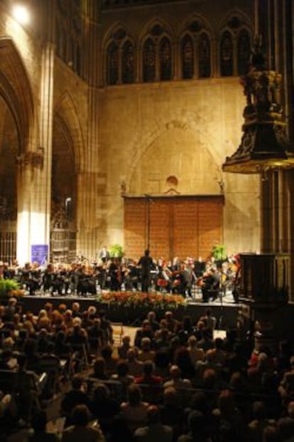 Música en la catedral de León.