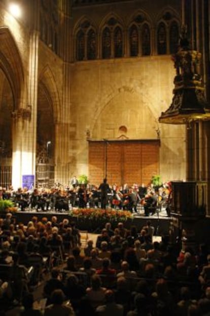 M&uacute;sica en la catedral de Le&oacute;n. 