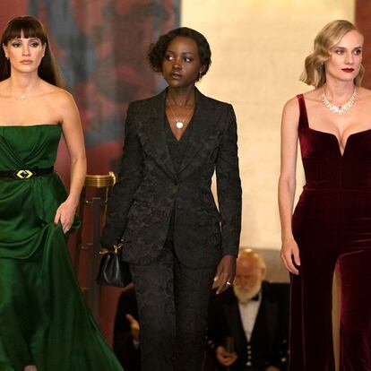 Desde la izquierda, Penélope Cruz, Jessica Chastain, Lupita Nyong'o y Diane Kruger, en 'Agentes 355'