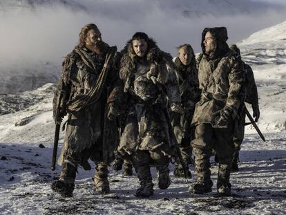 Imagem do sexto capítulo da sétima temporada de 'Game of Thrones' filmada na Islândia.