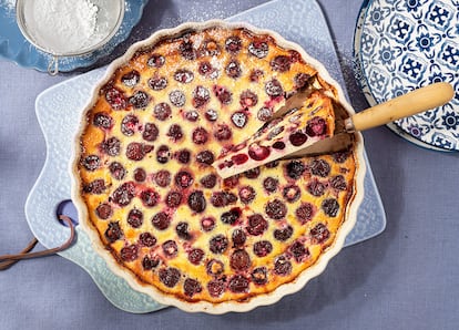 Clafoutis de cerezas receta