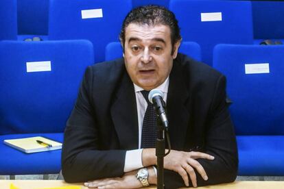 El exconsejero de Economía Gerardo Camps durante su declaración en el juicio del `caso Nóos´.