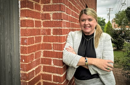 Kelli Stump en su oficina, en Oklahoma, el 4 de junio de 2025.