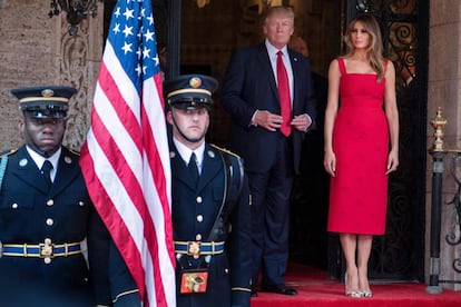 Donald y Melania Trump, en la Casa Blanca.