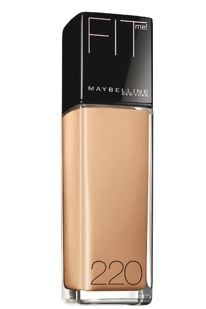 Nueva base de maquillaje Fitme de Maybelline, muy ligera y que se adapta a la piel creando un efecto de no maquillada. Su precio es de 9,99 euros.