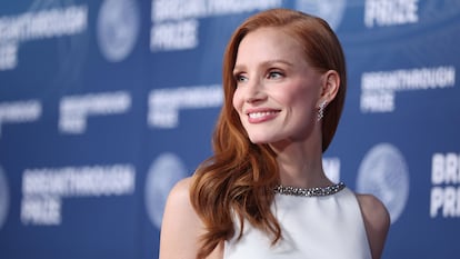 Jessica Chastain, el 5 de abril de 2025, en la ceremonia de los premios Breakthrough en Santa Monica (California).
