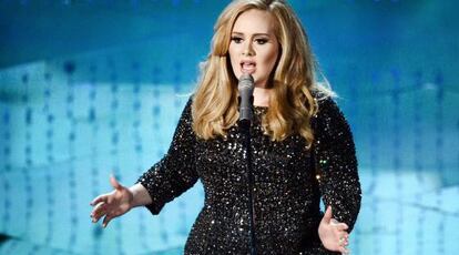 Adele, en la ceremonia de los Oscar 2013.