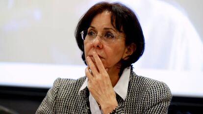 La responsable de la Comisión Económica y Social para Asia Occidental de la ONU Rima Jalaf.
