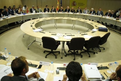 Reunión del Consejo de Política Fiscal y Financiera celebrada el pasado julio. La entonces vicepresidenta Salgado está al fondo.