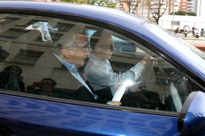Joaquin Guerrero sale del juzgado de Tarragona tras declarar ante el juez.