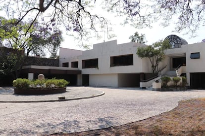 antigua casa de Amado Carrillo Fuentes, alias 'El señor de los cielos', al sur de Ciudad de México.