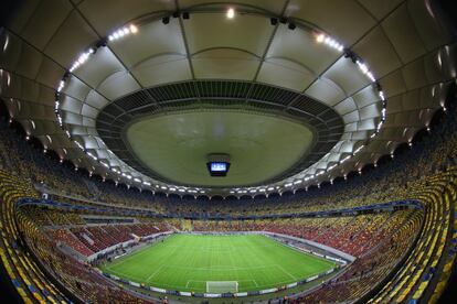 Vista general del estadio del Steaua Bucarest.