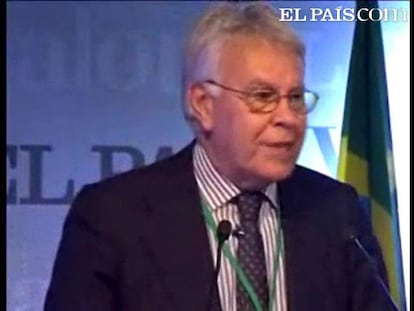 Intervención de Felipe González en el evento sobre Brasil de EL PAÍS