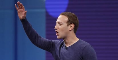 El fundador y CEO de Facebook, Mark Zuckerberg, durante una conferencia el pasado día 1 en California, EEUU.