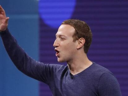 El fundador y CEO de Facebook, Mark Zuckerberg, durante una conferencia el pasado d&iacute;a 1 en California, EEUU.