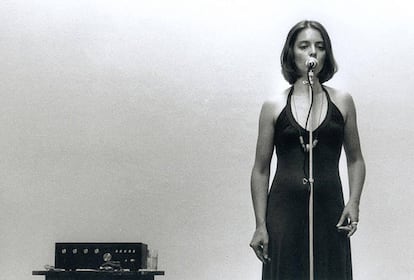 Joan La Barbara, en Nueva York en 1976.