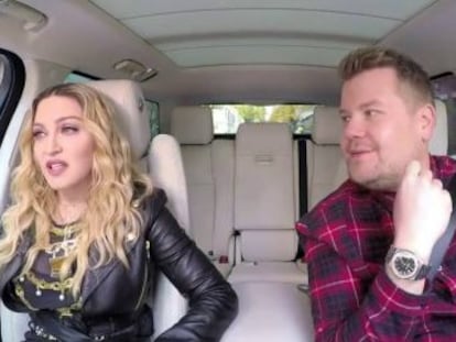 A cantora se animou e dançou  twerking  no carro de James Corden