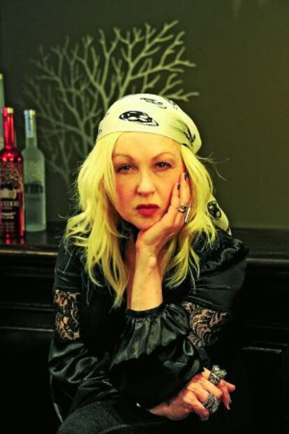 Cyndi Lauper, el mes pasado, en Cannes.