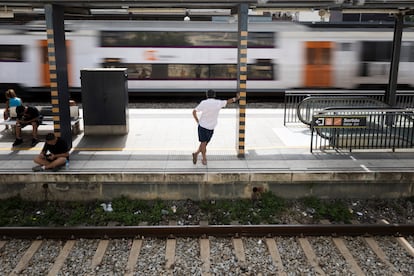 Estación del tren de Sitges, uno de los municipios donde se presentan más incidencias en la infraestructura, según datos oficiales.