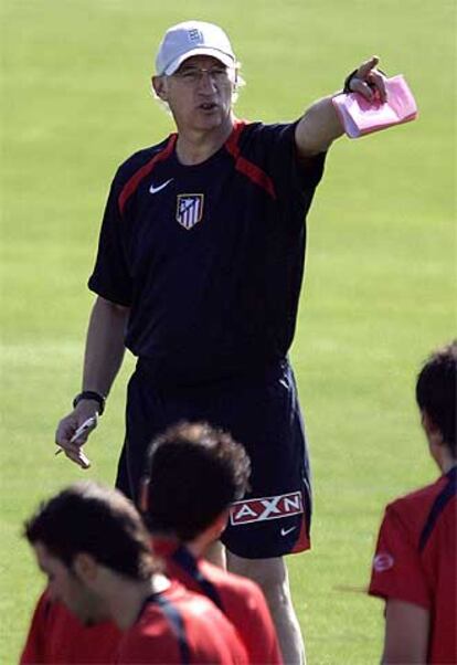 Bianchi, en su estreno como entrenador del Atlético.