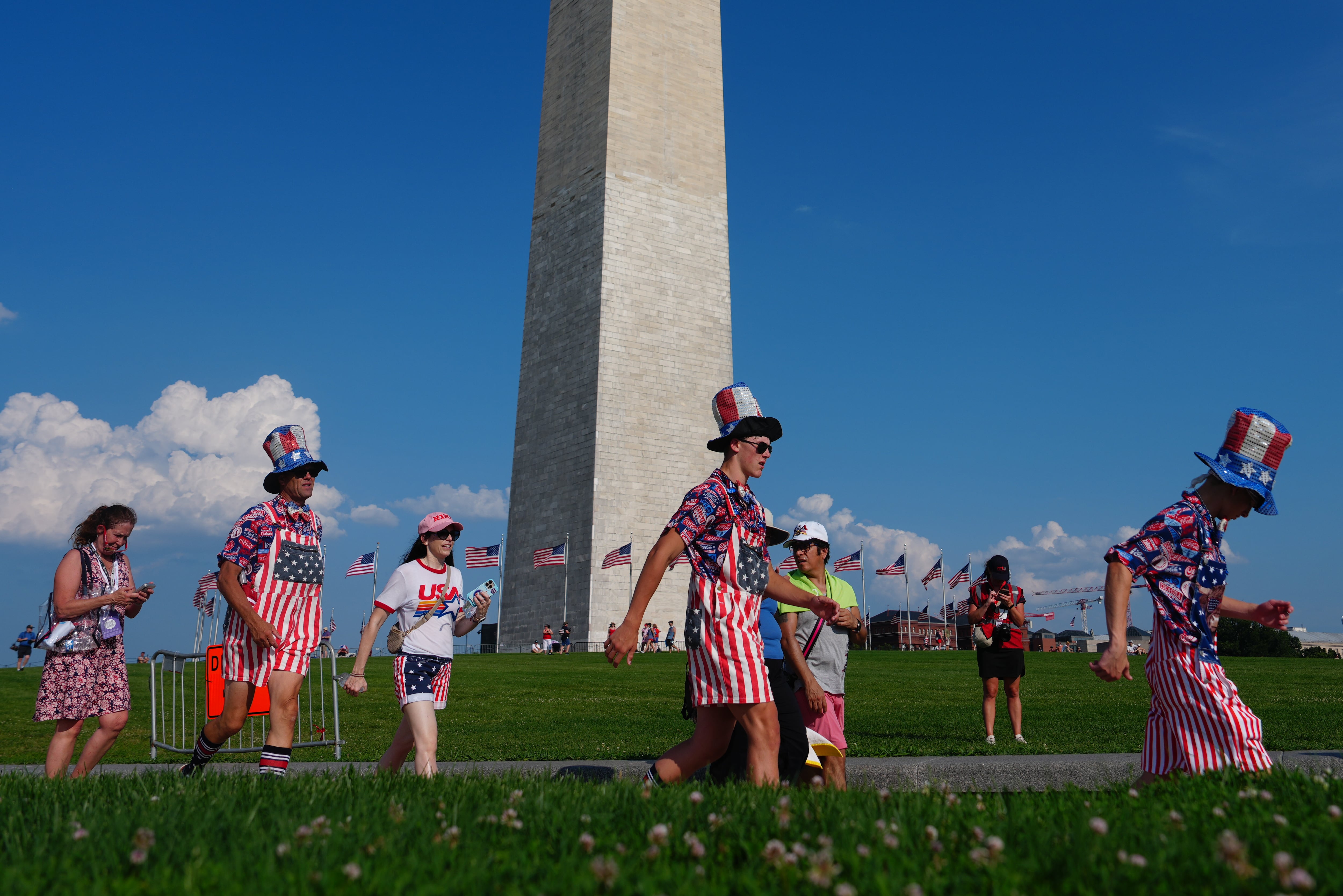 Las celebraciones por el 250° aniversario de la independencia de Estados Unidos, en imágenes