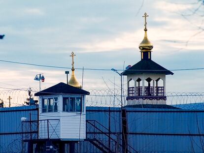 The IK-2 prison in Pokrov, east of Moscow, February 2021.