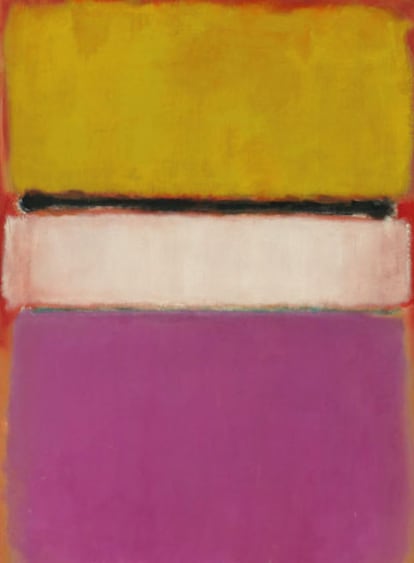 Imagen del cuadro de Rothko 'Centro Blanco'