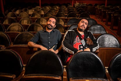 Iván de la Rioja y Daniel Zepeda en el Teatro Lara en Madrid.