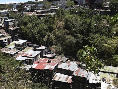 El asentamiento de La Carpio, donde se han instalado muchos de los refugiados nicaragüenses en Costa Rica.