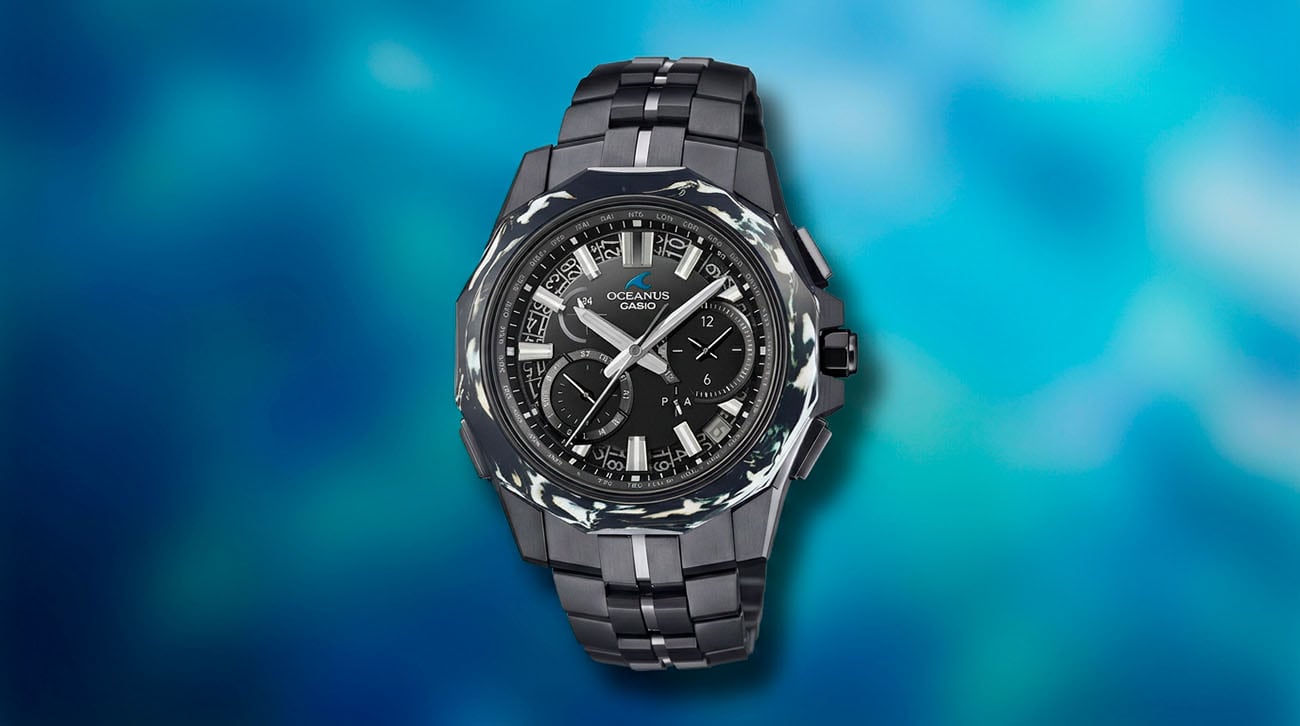 Casio Oceanus Manta: nuevo reloj de edición limitada con bisel de cerámica