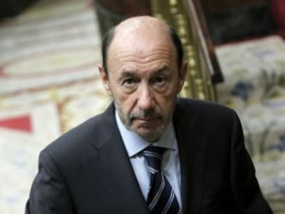 Rubalcaba, esta semana en el Congreso. 