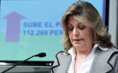La secretaria de Estado de Empleo, Engracia Hidalgo.