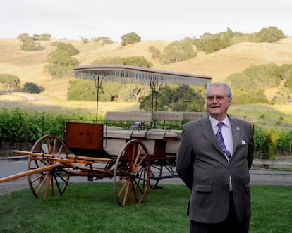 Enrique de Dinamarca durante su visita a Solvang, California, el 11 de junio de 2011.