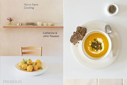 Sopa de calabaza, una de las recetas otoñales del libro ‘Home Farm Cooking’ (Phaidon).