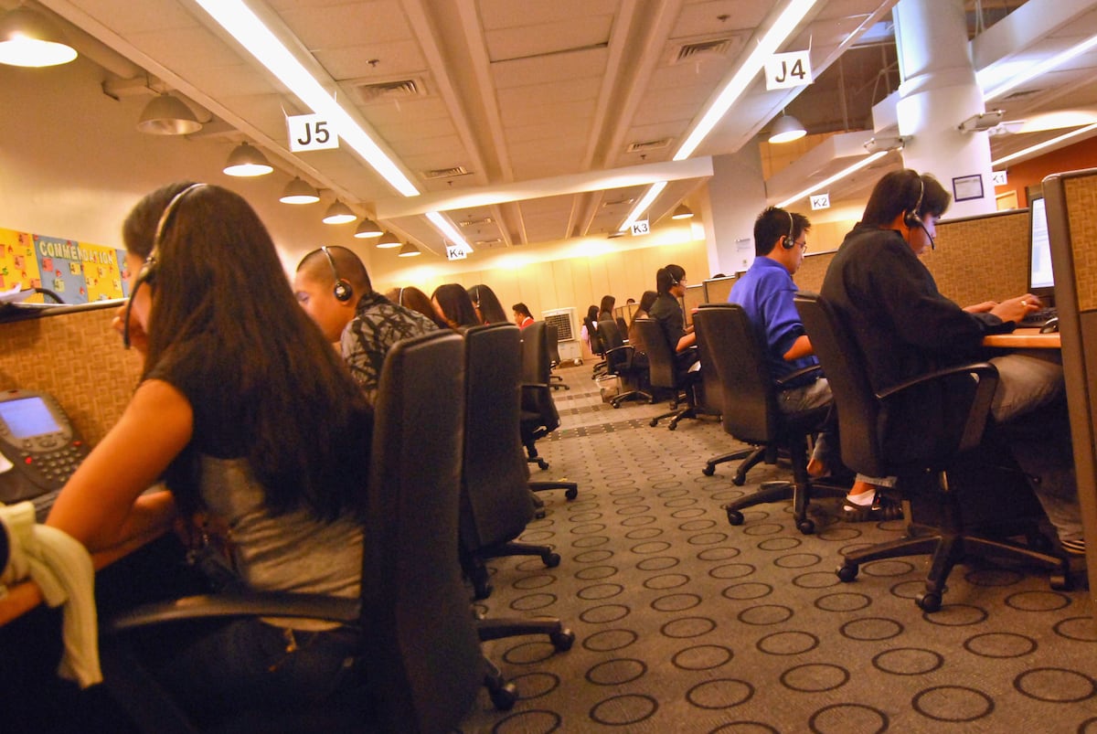 Philippines, the call‑center capital: Taking a deluge of calls for under $2 an hour