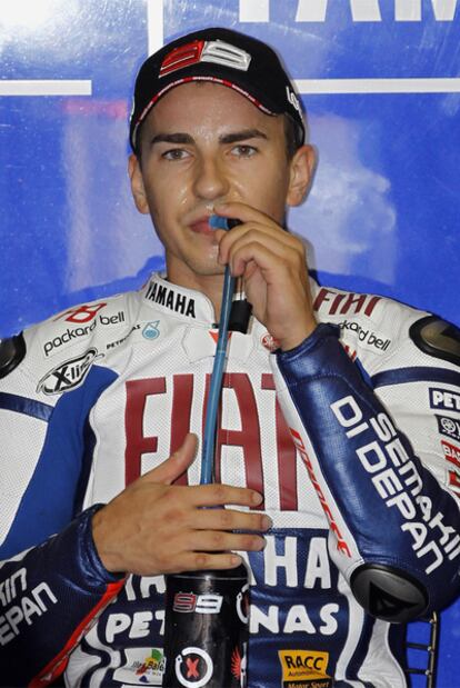 Jorge Lorenzo, en el circuito de Motegi.