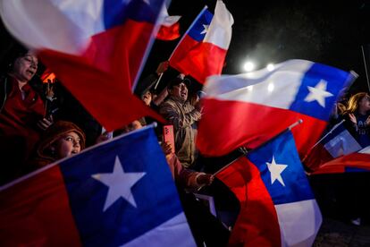 Seguidores del Partido Republicano celebran el resultado de las elecciones del pasado 7 de mayo.