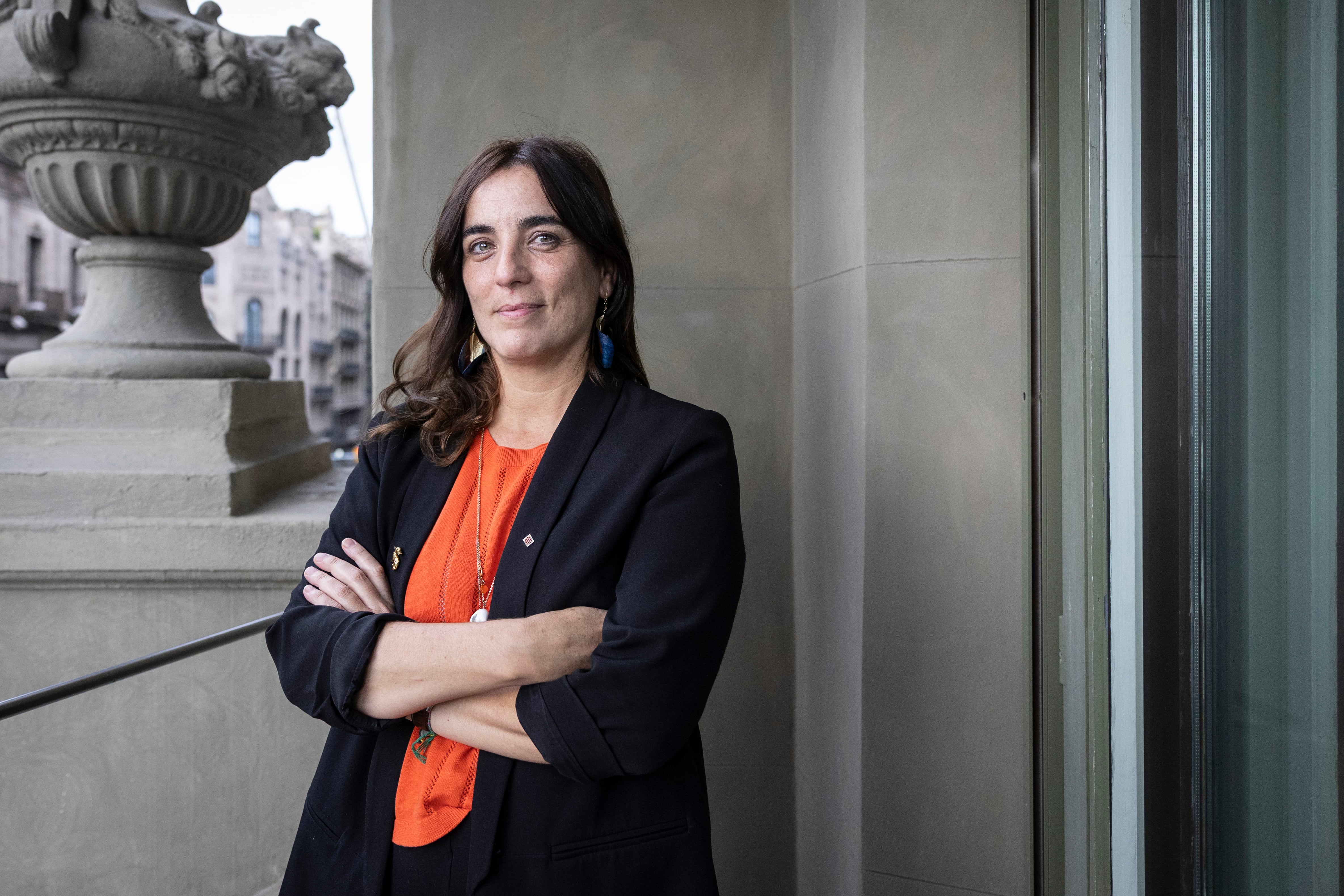 La consejera de Investigación y Universidades, Núria Montserrat, fotografiada en el Departamento, el pasado miércoles.
