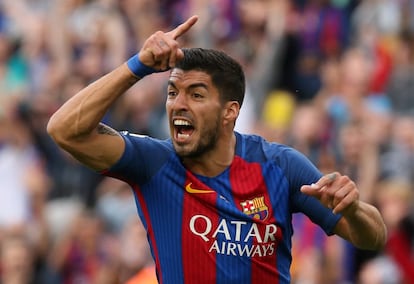 Luis Suárez, delantero del Barcelona.