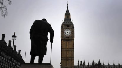 Vista del Big Ben de Londres.